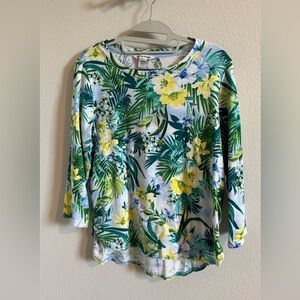 Tommy Bahama Ashby Isles Scoop-Neck 3/4 sleeve top